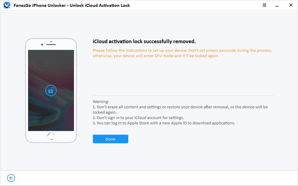 bypass icloud successfully