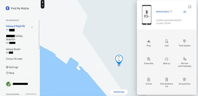 samsung find my mobile